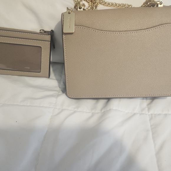 Coach Mini Klare With Small ID Wallet TAUPE - Picture 2 of 7